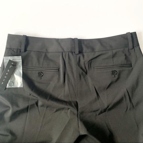 THEORY MAX C TAILOR BLACK PANT - Picture 4 of 8